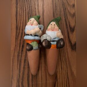 Livarno Decorative Cottagecore Gnome Watering Spikes - In Original Packaging